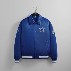 Dallas Cowboys Satin NFL Bomber Jacket Size-XS